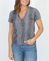 MONROW Clothing Small Grey Snakeskin Print Tee