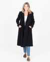 Morgane Le Fay Clothing Small Black Wool Peacoat