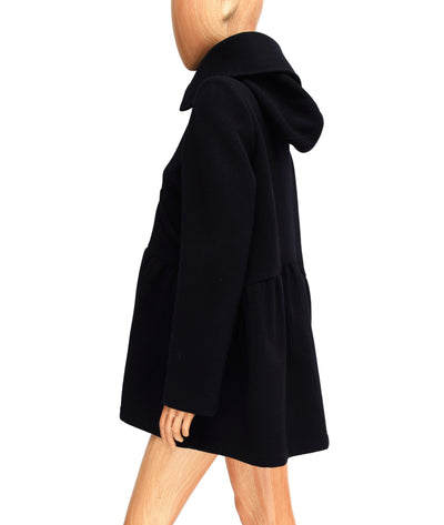 Morgane Le Fay Clothing Small Wool Peacoat with Silk Lining