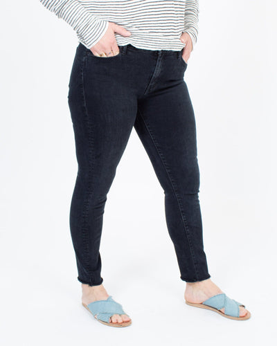 Mother Clothing Large | US 31 "The Looker Ankle Fray" Skinny Jeans