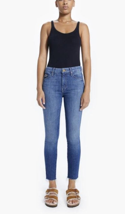 Mother Clothing Medium | US 28 "High Waisted Double Looker Ankle Fray" Jeans