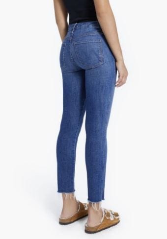 Mother Clothing Medium | US 28 "High Waisted Double Looker Ankle Fray" Jeans