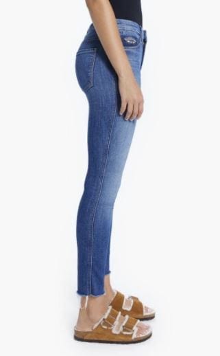 Mother Clothing Medium | US 28 "High Waisted Double Looker Ankle Fray" Jeans