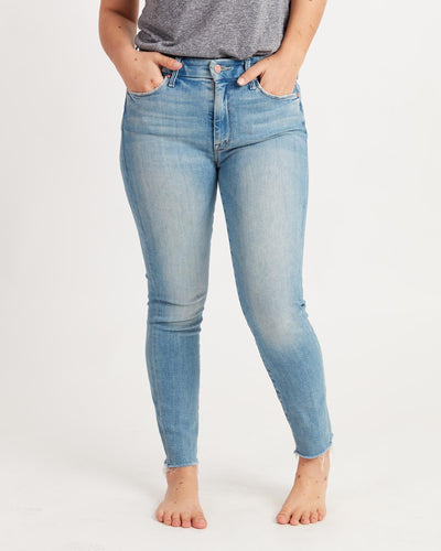 Mother Clothing Medium | US 28 Light Wash Looker Ankle Fray Jeans