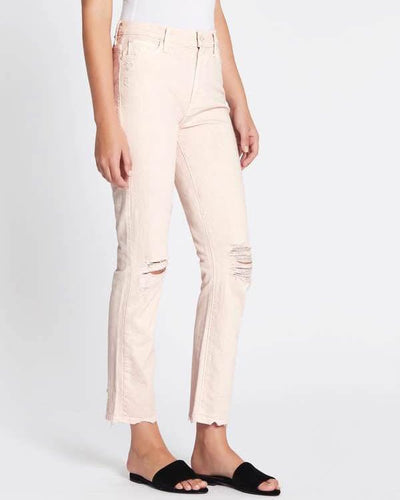 Mother Clothing Medium | US 28 Soft Pink "High Waisted Rascal Ankle" Jeans