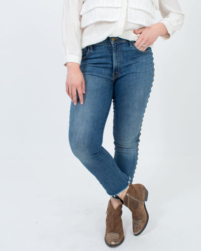 Mother Clothing Medium | US 28 "The Insider Crop Step Fray" Jeans