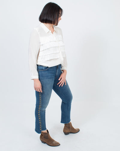 Mother Clothing Medium | US 28 "The Insider Crop Step Fray" Jeans