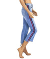 Mother Clothing Medium | US 28 "The Insider Crop Step Fray" Racer Stripe Jeans