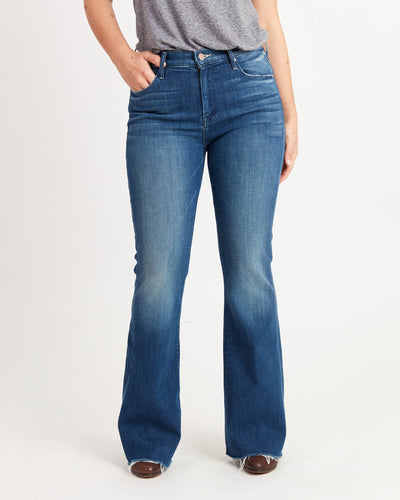 Mother Clothing Medium | US 28 The Weekender Fray Flared Jeans