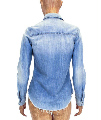 Mother Clothing Small Chambray Button Down Top
