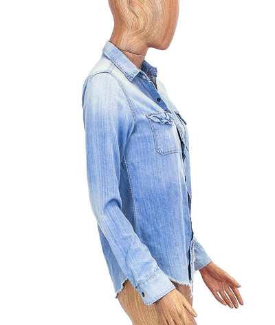 Mother Clothing Small Chambray Button Down Top