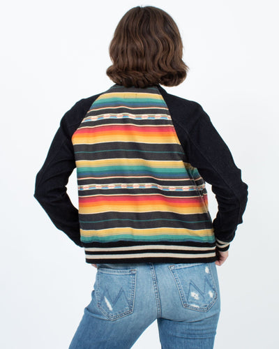 Mother Clothing Small Printed Bomber Jacket
