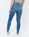 Mother Clothing Small | US 27 "High Waisted Looker Ankle Fray" Skinny Jeans