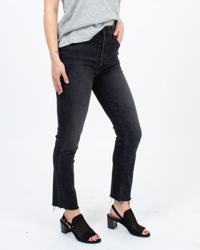Mother Clothing Small | US 27 "Pixie Dazzler Ankle Fray" Jeans