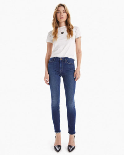 Mother Clothing XS | 25 "High Waisted Looker Ankle Fray" Jeans