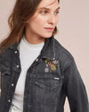 Mother Clothing XS "Straight A Frayed" Denim Jacket