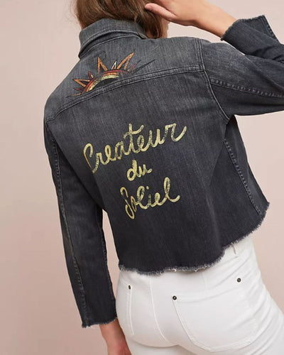 Mother Clothing XS "Straight A Frayed" Denim Jacket