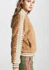 Mother Clothing XS The Letterman Faux Fur Jacket