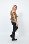 Mother Clothing XS The Letterman Faux Fur Jacket