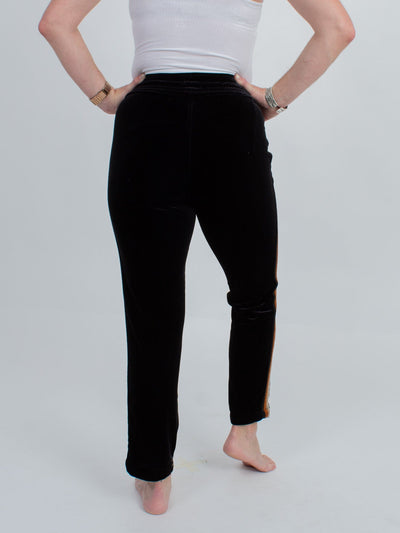 Mother Clothing XS "The Lounger Ankle" Velvet Sweatpants