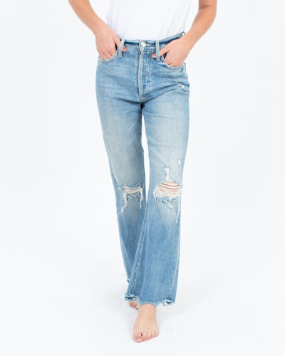 Mother Clothing XS | US 24 "The Tripper Ankle" Distressed Jeans