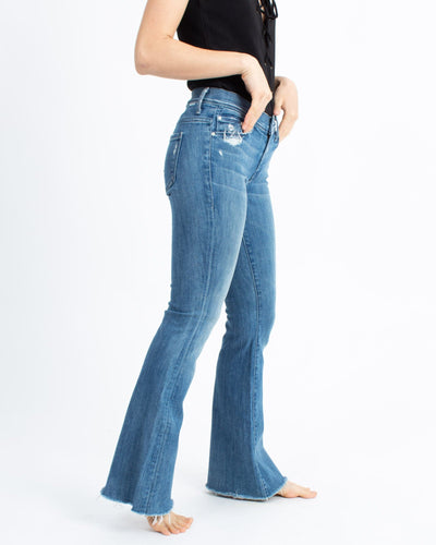 Mother Clothing XS | US 24 "The Weekender Fray" Flared Jeans