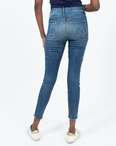 Mother Clothing XS | US 25 "The Looker Ankle Fray" Skinny Jeans