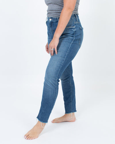 Mother Clothing XXL | US 34 "High Waisted Looker Ankle Fray" Skinny Jeans