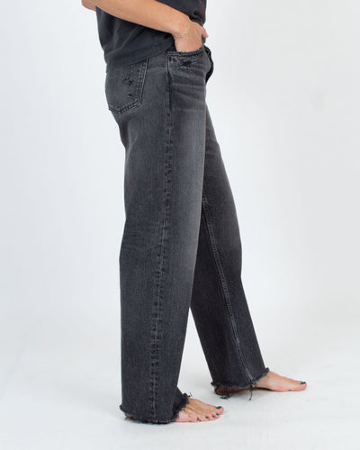 Moussy Vintage Clothing Large | US 30 Grey Wide Leg Jeans