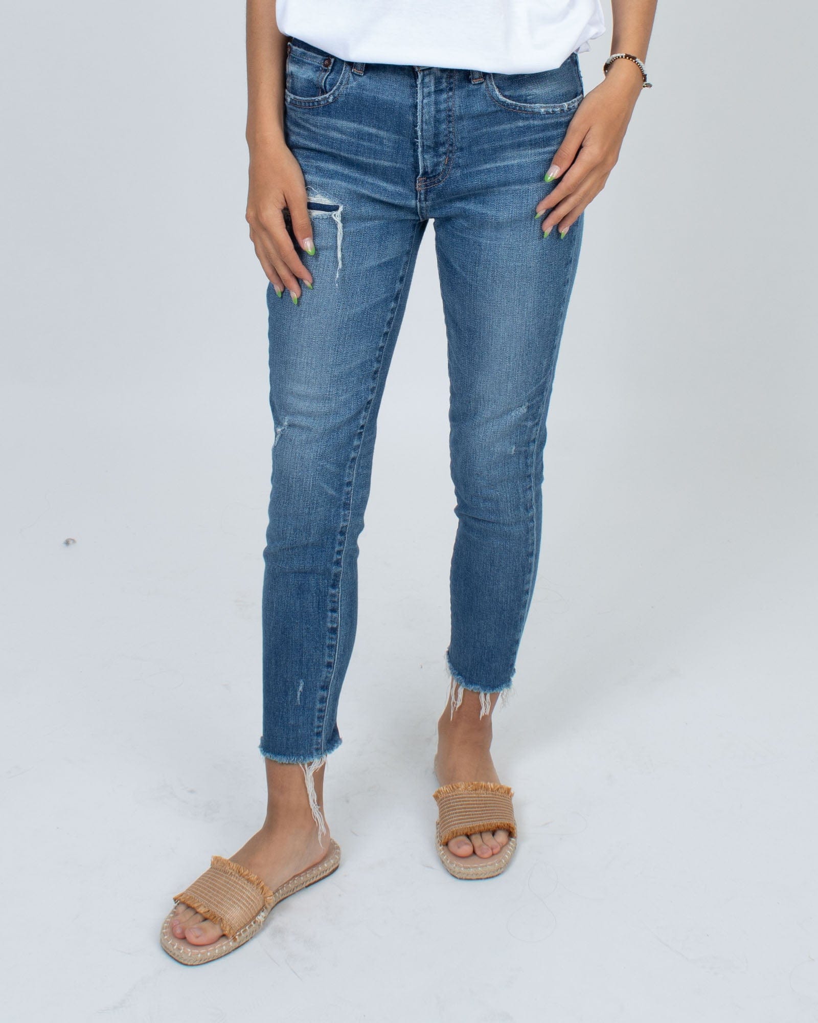Moussy Vintage Clothing XS | US 25 Distressed Jeans