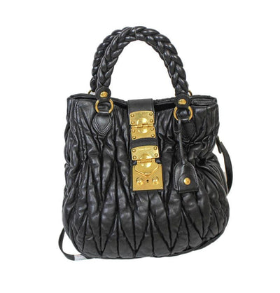 Mui Mui Bags One Size Matelasse Leather Bag