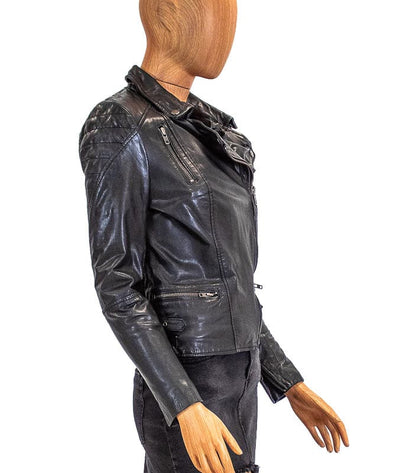 Muubaa Clothing Medium | US 6 Leather Biker Jacket