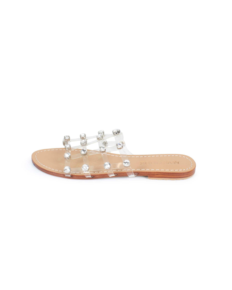 Mystique Shoes Medium | US 8 "New Orleans" Clear Sandals