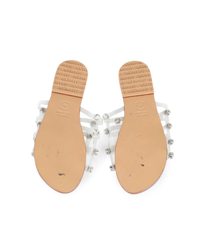 Mystique Shoes Medium | US 8 "New Orleans" Clear Sandals