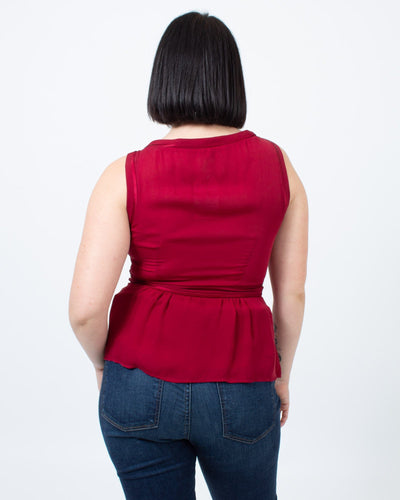 Nanette Lepore Clothing Medium | US 6 Sheer Sleeveless Blouse