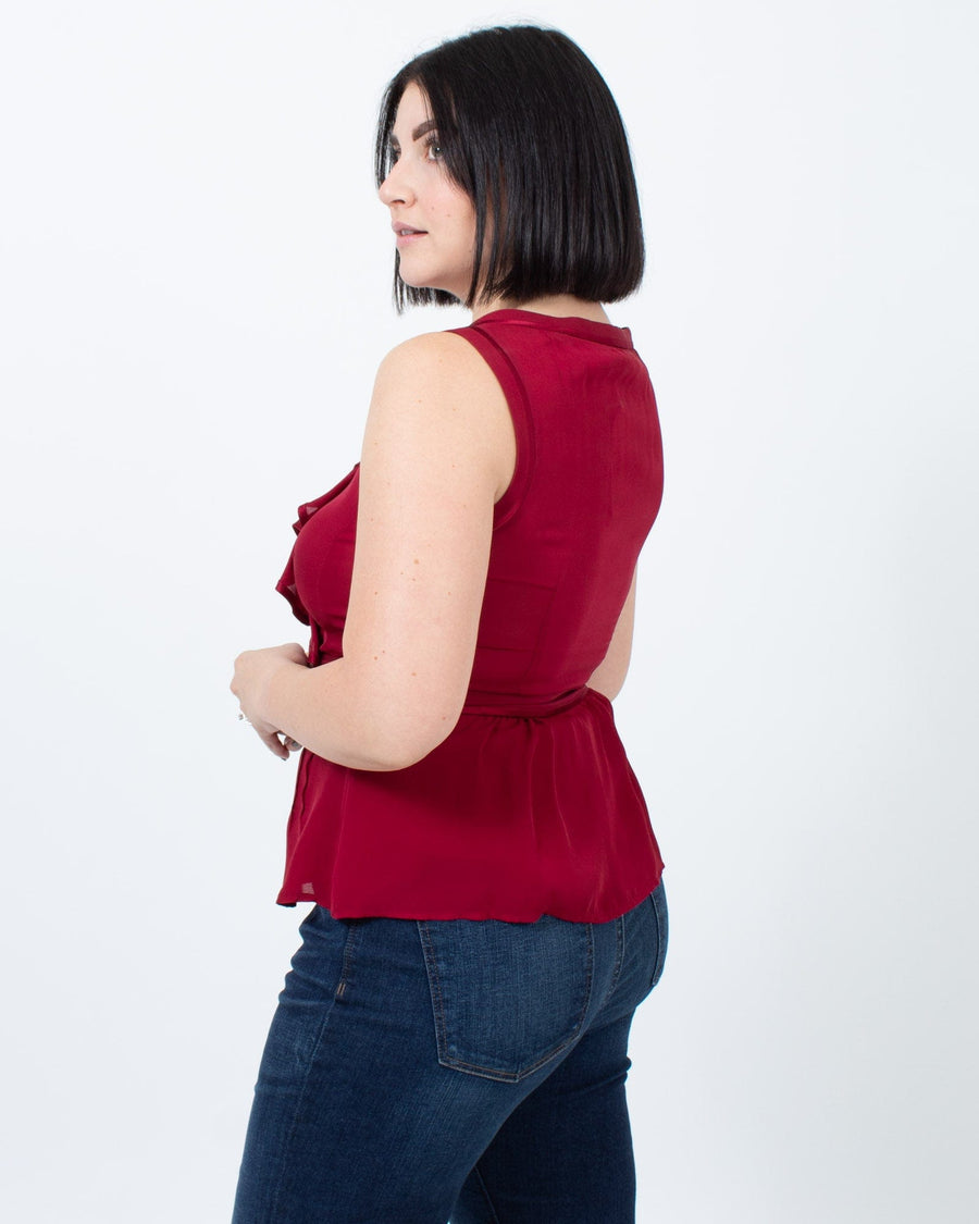 Nanette Lepore Clothing Medium | US 6 Sheer Sleeveless Blouse