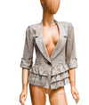 Nanette Lepore Clothing Small Three Quarter Sleeve Blazer