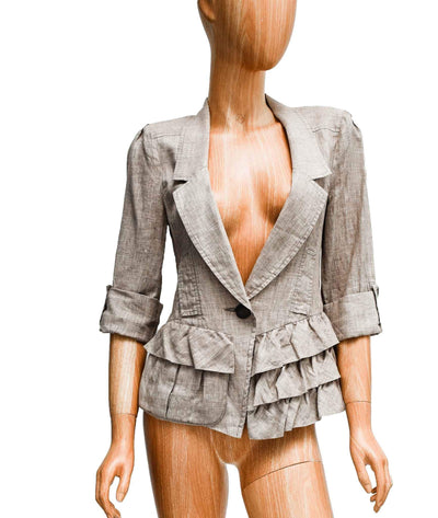 Nanette Lepore Clothing Small Three Quarter Sleeve Blazer
