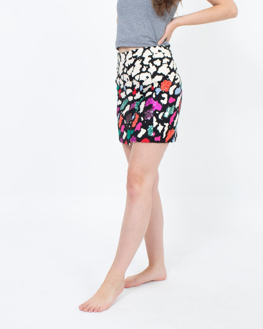 Nanette Lepore Clothing Small | US 4 Sequin Mini Skirt
