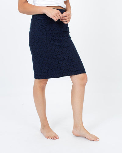 Nanette Lepore Clothing XS | US 2 Navy Lace Skirt