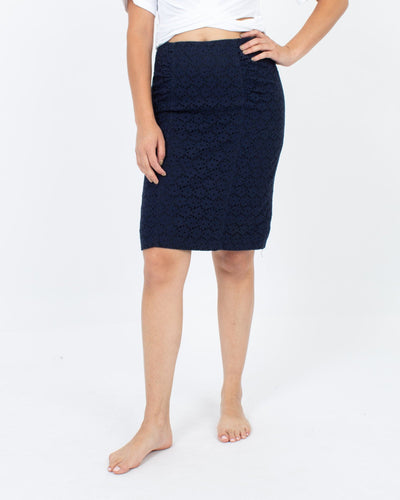 Nanette Lepore Clothing XS | US 2 Navy Lace Skirt