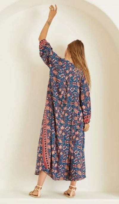 Natalie Martin Clothing Large "Fiore" Printed Maxi Dress