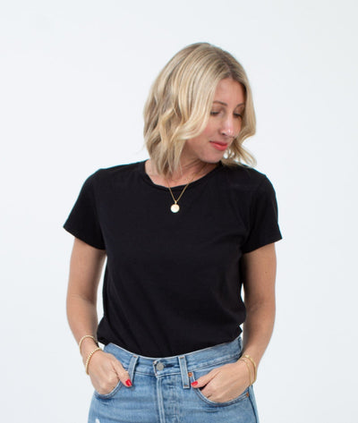 Nation LTD Clothing Medium Basic Black Tee