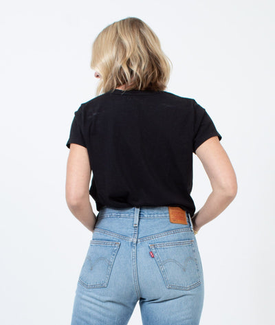 Nation LTD Clothing Medium Basic Black Tee