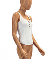 Nation LTD Clothing Small Waffle Knit Button Tank