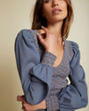 Nation LTD Clothing XS "Della" Smocked Top