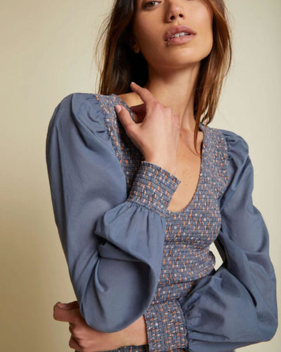 Nation LTD Clothing XS "Della" Smocked Top