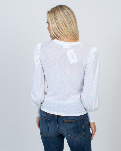 Nation LTD Clothing XS "Loren Smocked" Tee