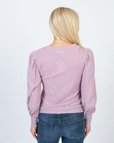 Nation LTD Clothing XS "Loren Smocked" Tee