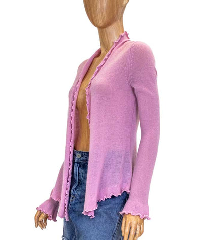 Neiman Marcus Clothing Medium Open Cashmere Cardigan